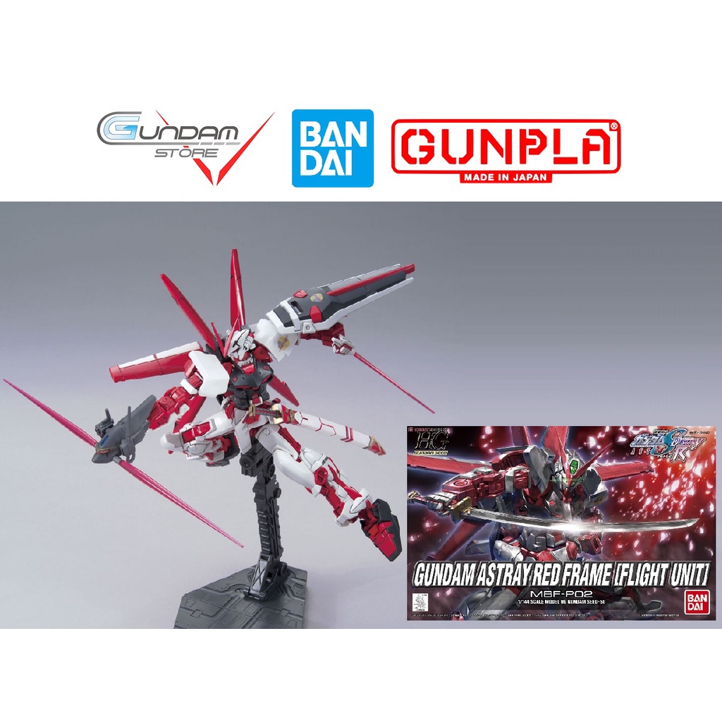 Mô Hình Gundam HG Red Frame Astray Flight Unit 1/144 Hgseed Bandai Đồ Chơi Lắp Ráp Anime Nhật