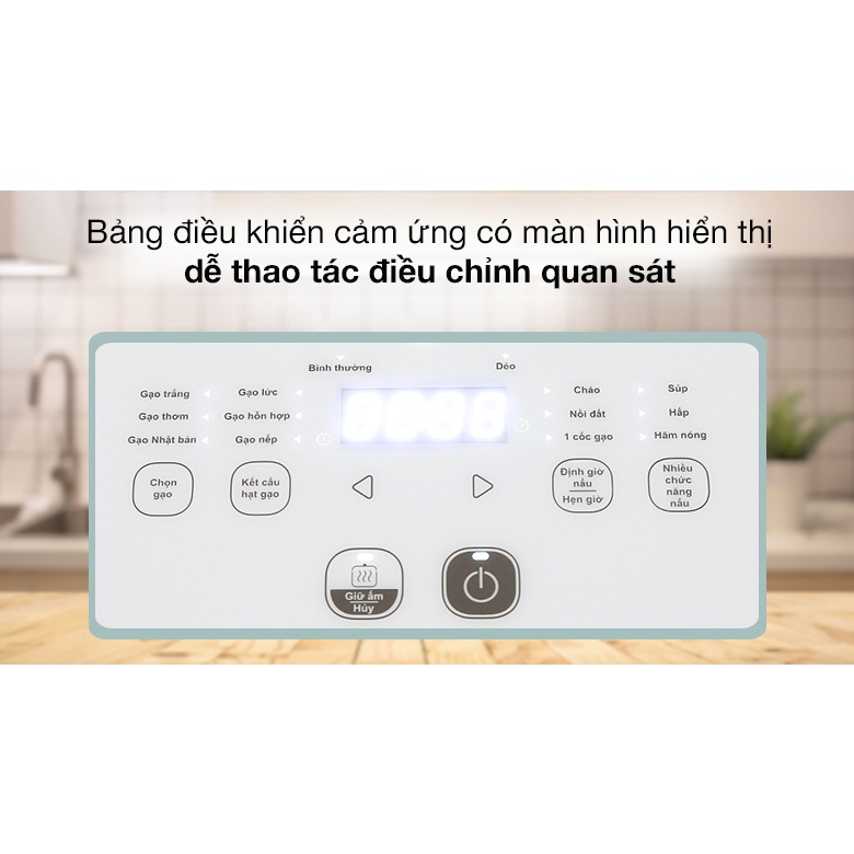 Nồi cơm điện tử Tefal Fuzzy Express RK522168 - 750W, 1.5L