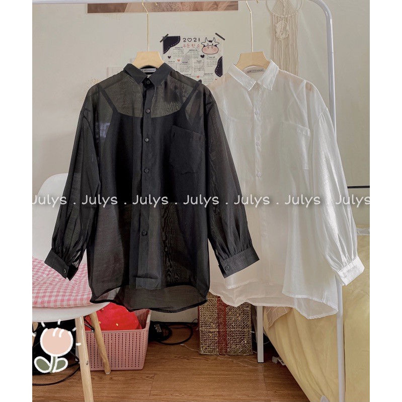 [Mã WASKT304 giảm 15% tối đa 30K đơn 99K] Set áo sơ mi voan tơ (ảnh thật kèm video) | BigBuy360 - bigbuy360.vn