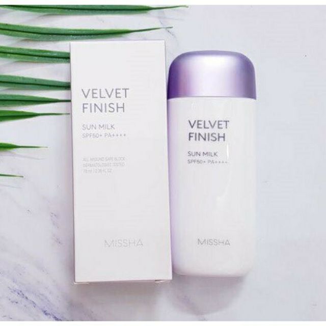 Kem chống nắng Missha All-Around Safe Block Velvet Finish Sun Milk SPF50+/PA++++