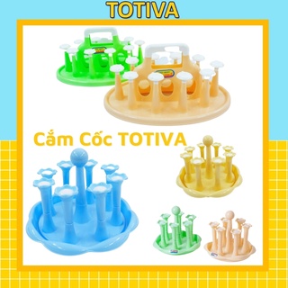 Khay úp ly Totiva Khay úp cốc chén 2 lớp Khay Úp Cốc Chén nhựa Việt Nhật