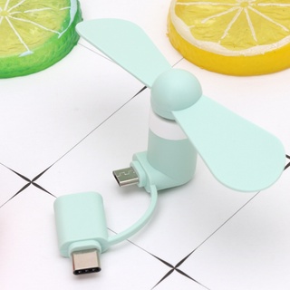 Quạt Mini Cổng Type-C USB Gắn Điện Thoại Android