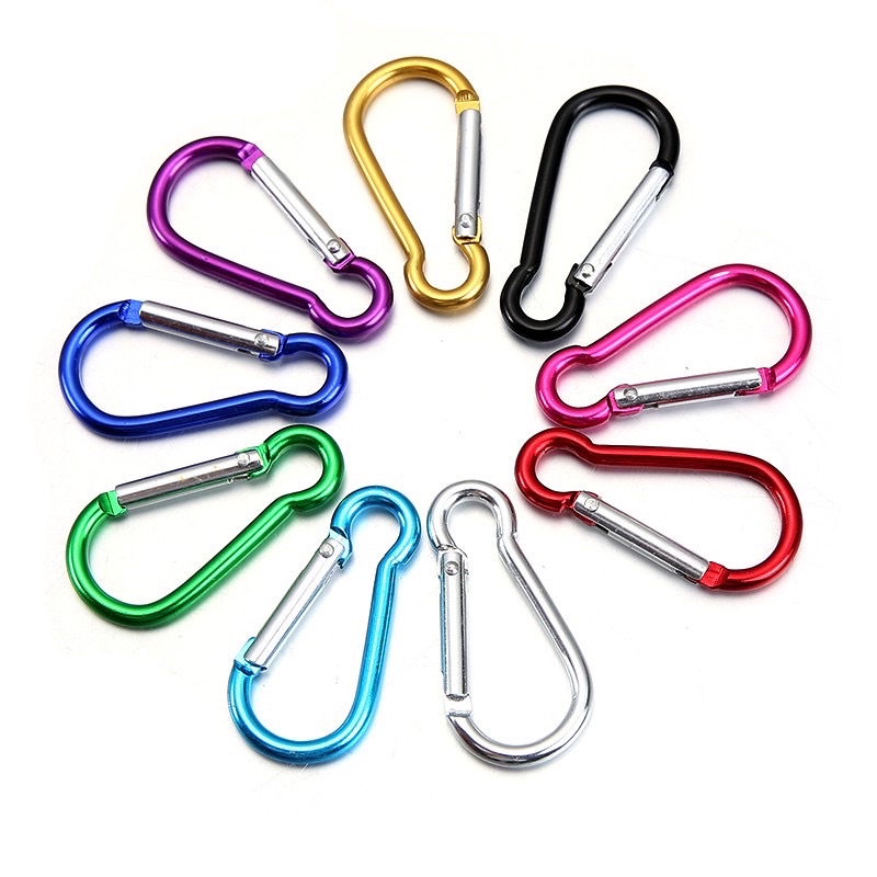 Móc Khoá Nhôm Đa Năng - Móc Khóa Treo - Chữ D - Carabiner