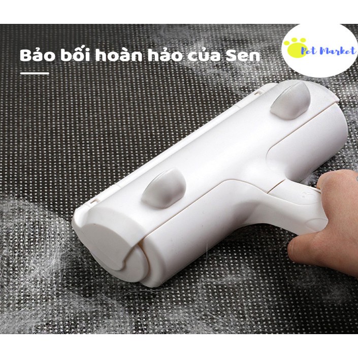 Cây lăn lông tĩnh điện cao cấp chó mèo làm sạch giường chăn đệm