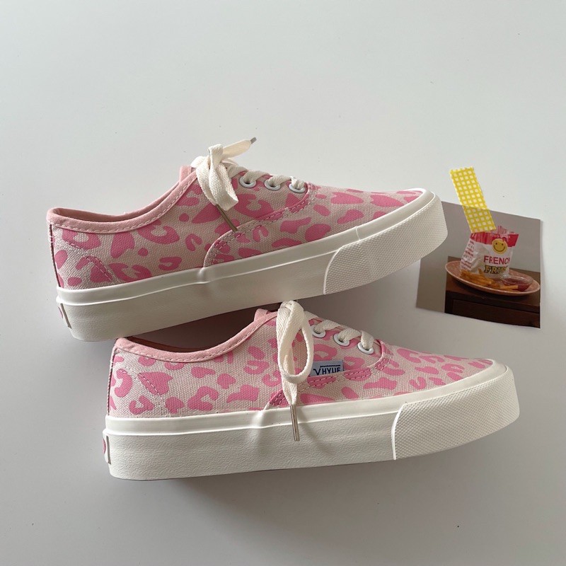 Giày đạp gót hoạ tiết da vằn beo Ulzzang | Hàng order chất lượng cao