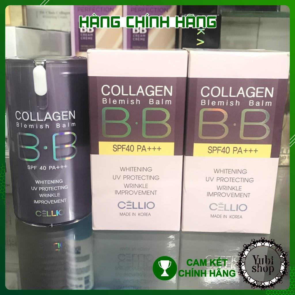 KEM NỀN BB COLLAGEN CELLIO - HÀN QUỐC - KEM NỀN CELLIO COLLAGEN BLEMISH BALM BB SPF 40 PA+++