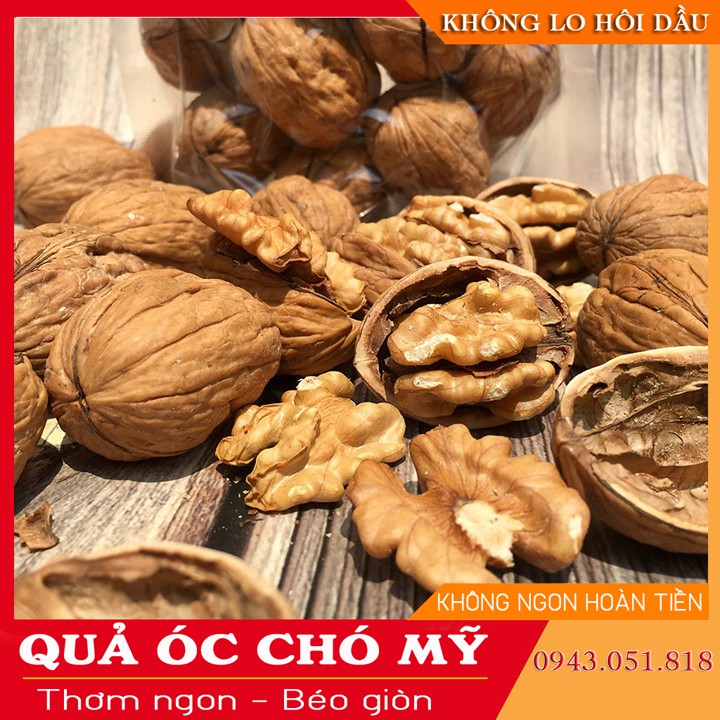 [Giá tốt] 1kg Quả Óc Chó Nguyên Vỏ  Mỹ Nhập Khẩu, HSD 10/2021 (Hàng mỏng vỏ, sấy khô, thơm ngậy)