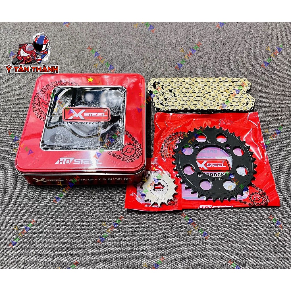 nhông sên đĩa x1r sirius 110 xăng cơ MS 57