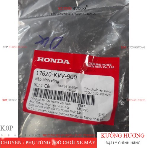 NẮP BÌNH XĂNG DREAM.THÁI HONDA ZIN - nắp bình xăng