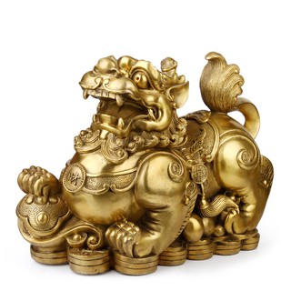 Tượng Kỳ Lân bằng đồng thau cỡ tiểu