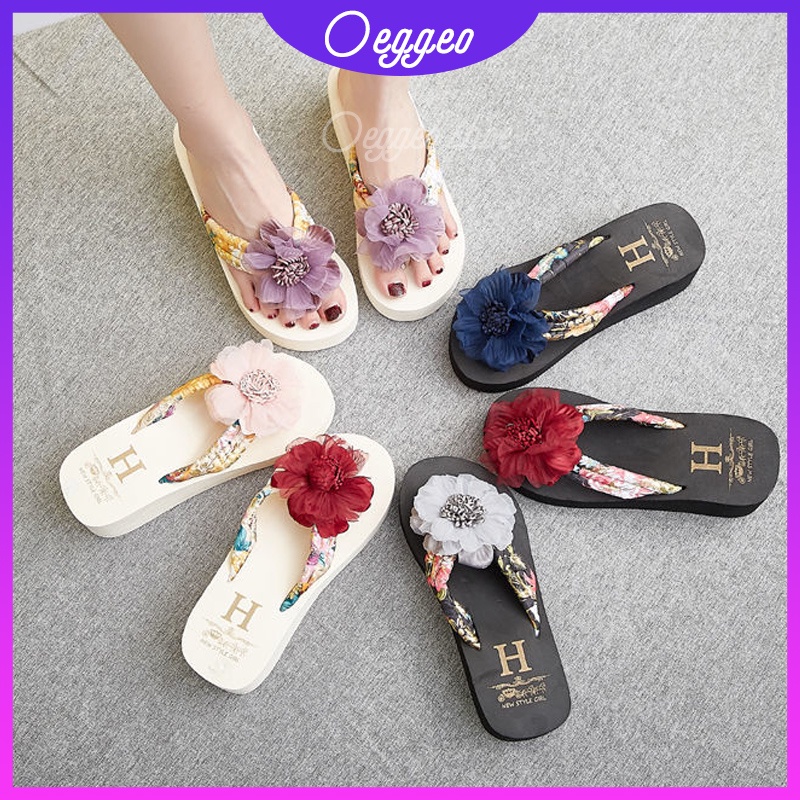 Dép Xỏ Ngón Đế Dày Chống Trượt Thời Trang Mùa Hè Cho Nữ