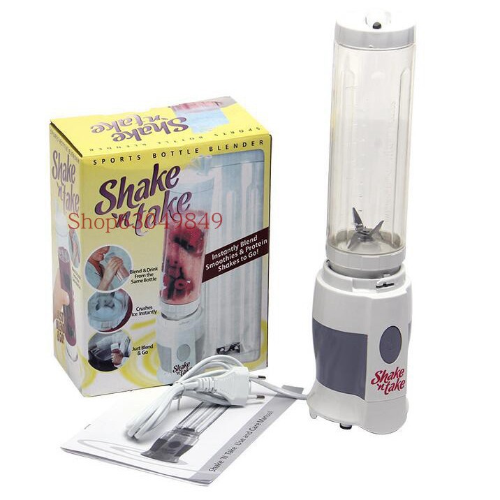 Máy xay sinh tố 2 cối shake and take siêu tiện lợi