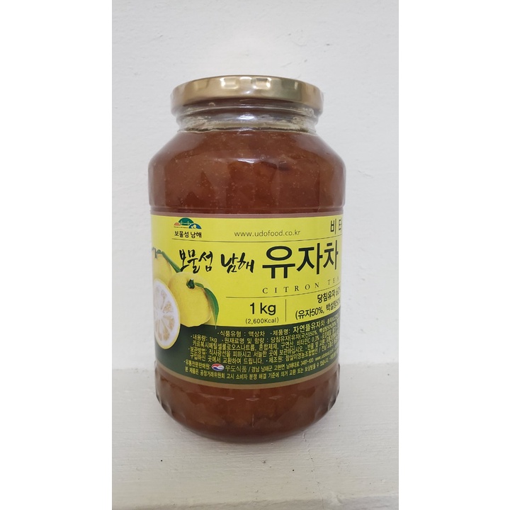 Mật Ong Chanh Vàng/ Mật Ong Gừng Hàn Quốc Tốt cho Sức Khỏe - Hũ 1kg