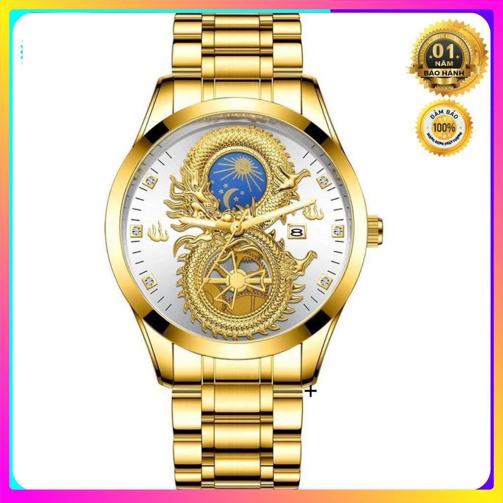 Đồng hồ nam fngeen chính hãng dây thép cao cấp mặt rồng đẹp (tặng kèm hộp và pin dự phòng) | BigBuy360 - bigbuy360.vn