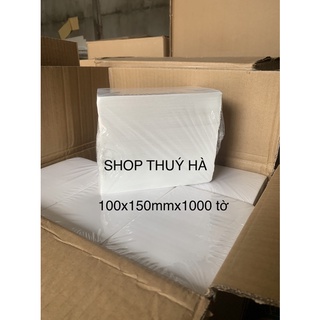 Giấy in nhiệt khổ a6 dạng tệp 1000tờ/tệp