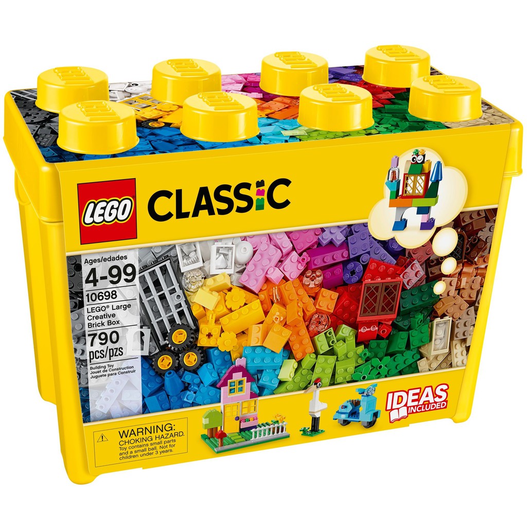 Thùng Gạch Lớn Classic Sáng Tạo - LEGO Classic 10698 (790 Chi Tiết)