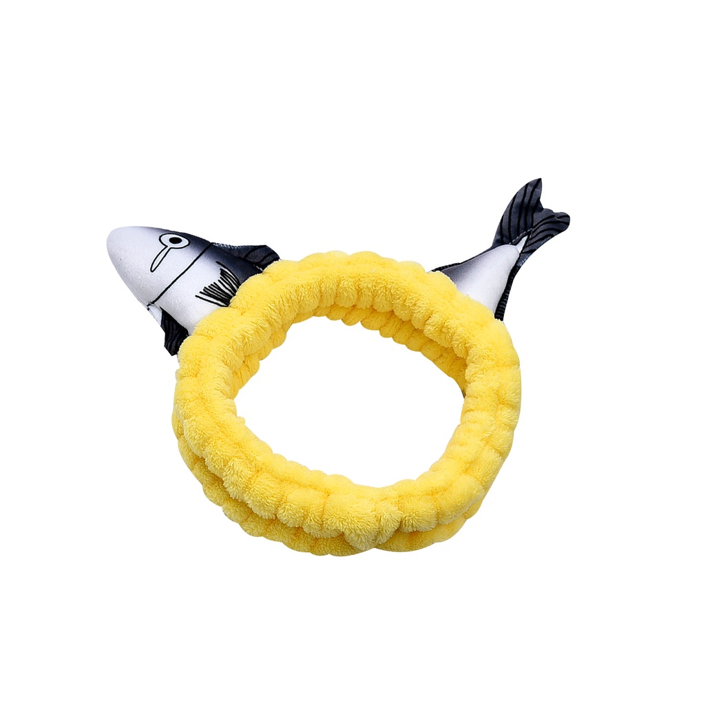 Băng đô hình con cá bằng lông nhung dễ thương sáng tạo dành cho bé gái