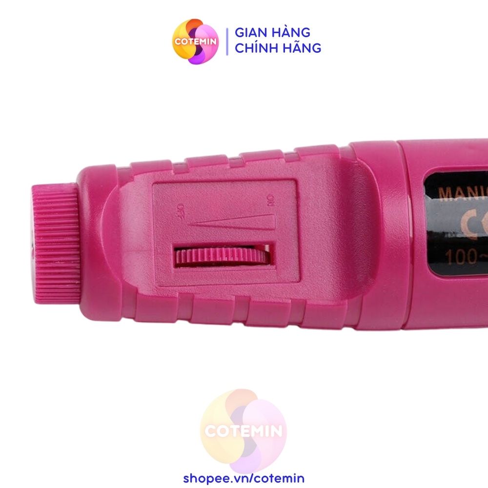 COMBO 5 Máy Mài Móng Tay Mini Cầm Tay Chính Hãng TẶNG KÈM 6 Đầu Mài COTEMIN
