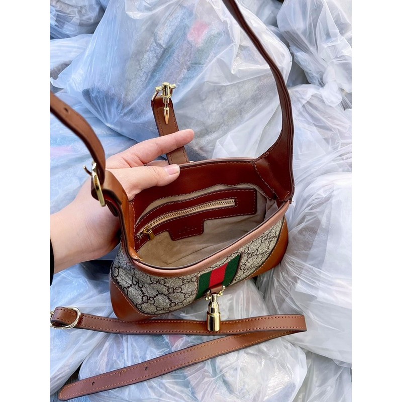 Túi đeo vai gg viền nâu, ảnh thật, bao đẹp | BigBuy360 - bigbuy360.vn