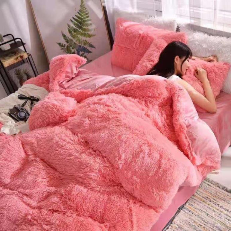 bộ chăn ga gối lông nỉ