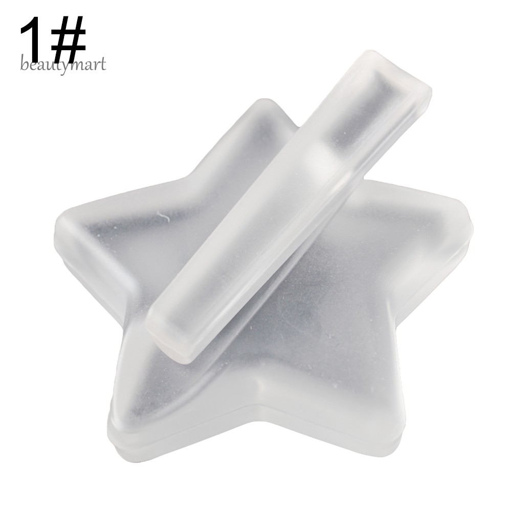 [Hàng mới về] Khuôn nhấn trang trí móng trong suốt hình ngôi sao/ trái tim