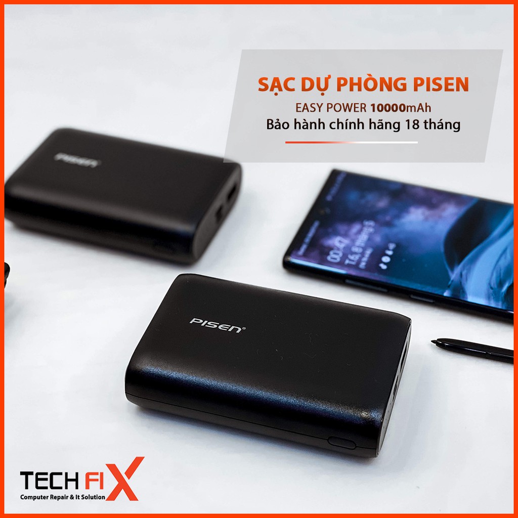 SẠC DỰ PHÒNG PISEN EASY POWER 5C - 10000mAh