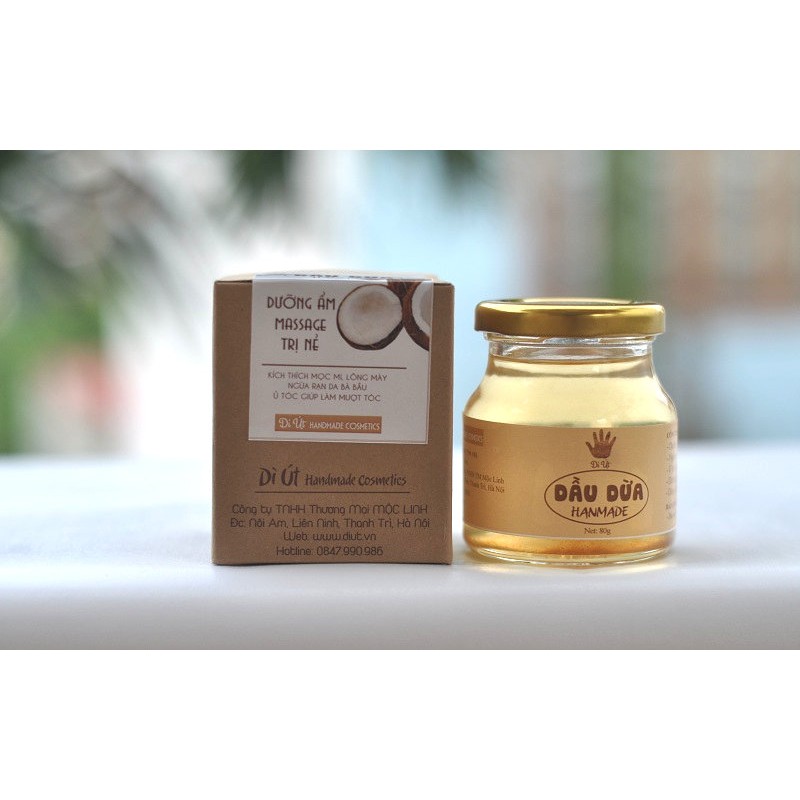 80ML DẦU DỪA DÌ ÚT HANDMADE | BigBuy360 - bigbuy360.vn