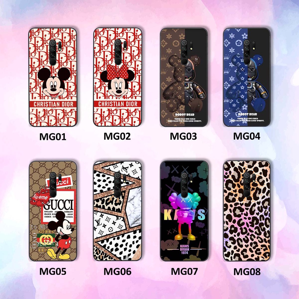 Ốp lưng Xiaomi REDMI 9 hình thương hiệu, thời trang, cute, đáng yêu