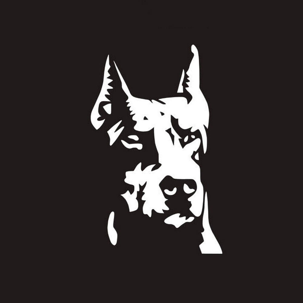 1 Miếng Dán Phản Quang Hình Chú Chó Thời Trang Trang Trí Xe Hơi / Xe Máy