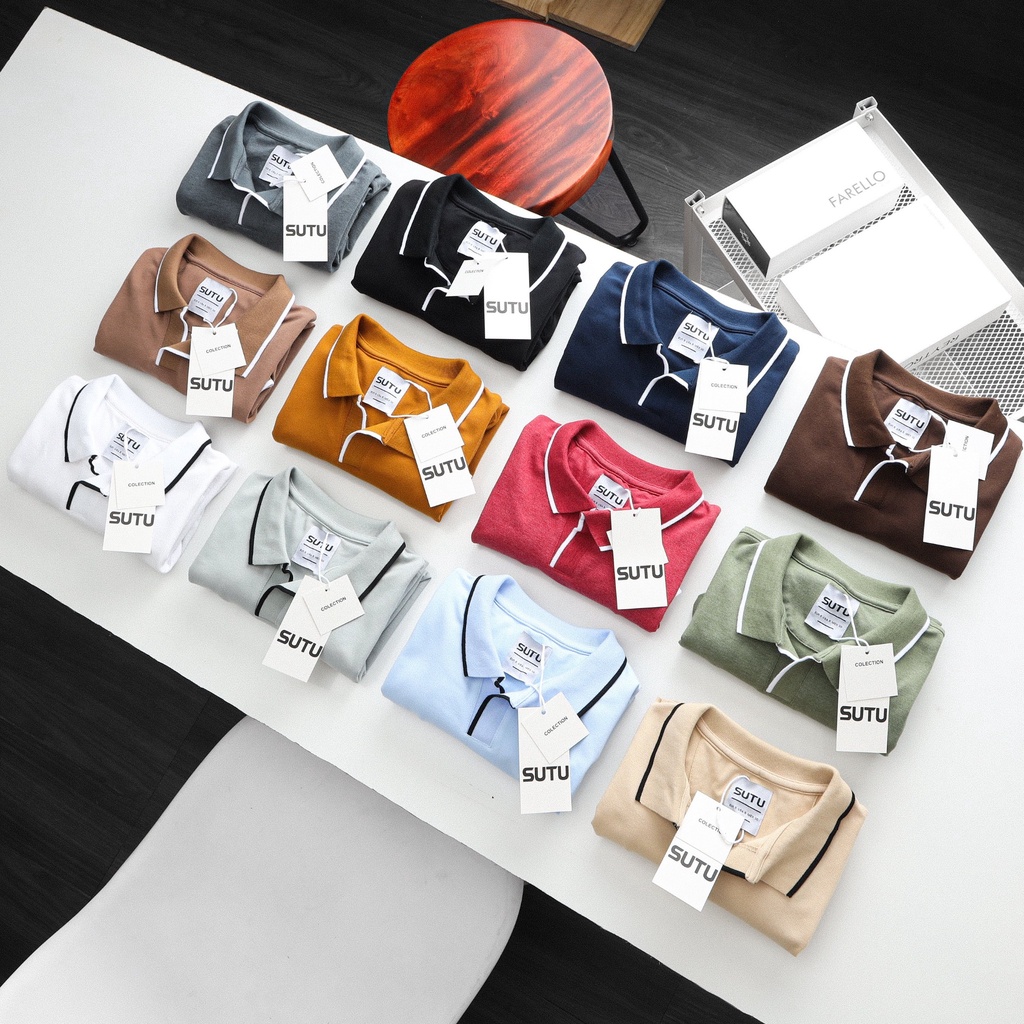 [ SALE SIÊU KHỦNG ] Áo POLO nam cổ bẻ ngắn tay phối viền dáng slimfit, chất cotton co giãn 4 chiều cao cấp - W REAL M | BigBuy360 - bigbuy360.vn