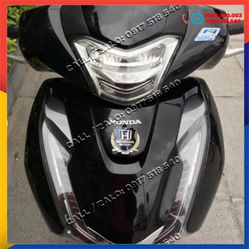 Logo HONDA / VIP Motors Kim Loại Dán Ô Tô, Xe Máy SH2012 - SH 2020, AB.. (GIÁ 1 CHIẾC)