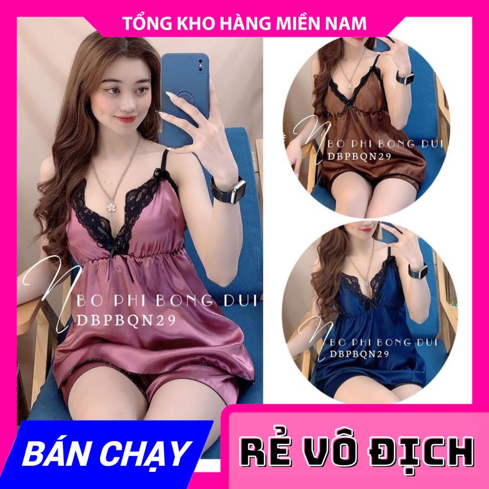 ĐỒ BỘ PHI BÓNG DÂY PHỐI REN DBPBQN29 ⚡ẢNH THẬT⚡ BỘ PHI BÓNG QUẦN NGẮN ⚡ ĐỒ BỘ NỮ ⚡ ĐỒ BỘ MẶC NHÀ ⚡ ĐỒ BỘ NGỦ SEXY