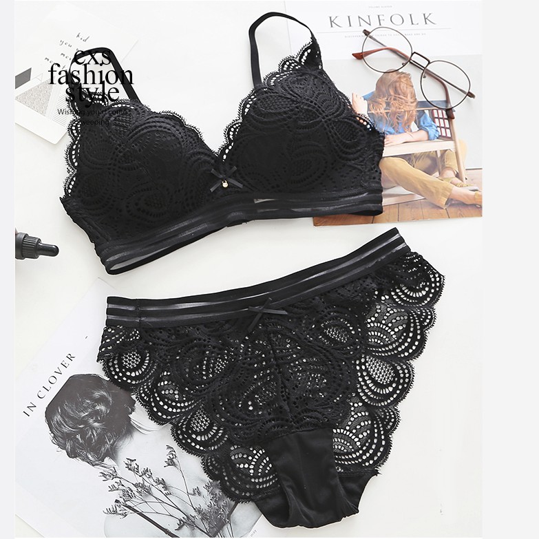 Set Đồ Lót Ren Không Gọng Lily Xinh Đẹp- SB024 | BigBuy360 - bigbuy360.vn