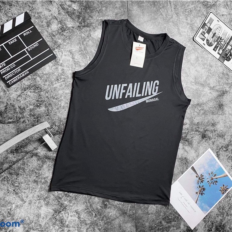 Áo ba lỗ nam chất vải thun lạnh phù hợp tập gym, chơi thể thao không lo bết dính mồ hôi (ASN45) | BigBuy360 - bigbuy360.vn