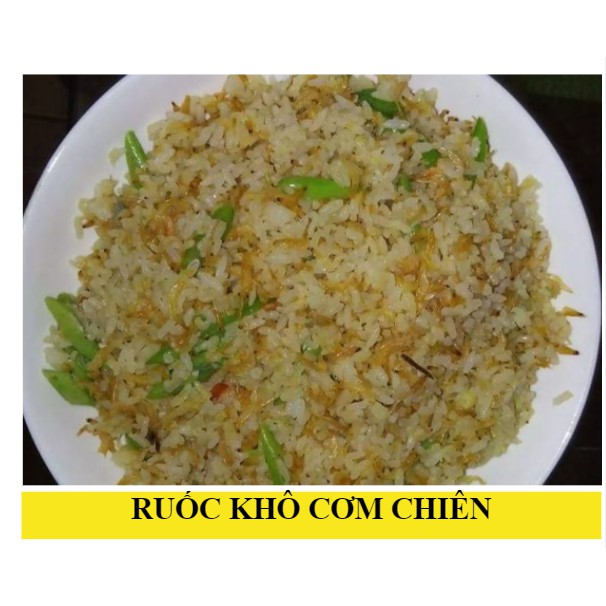Ruốc sạch ngon Đặc sản Cà Mau. Cam kết KHÔNG chất bảo quản, KHÔNG tẩm phẩm màu. Đảm bảo vệ sinh an toàn thực phẩm