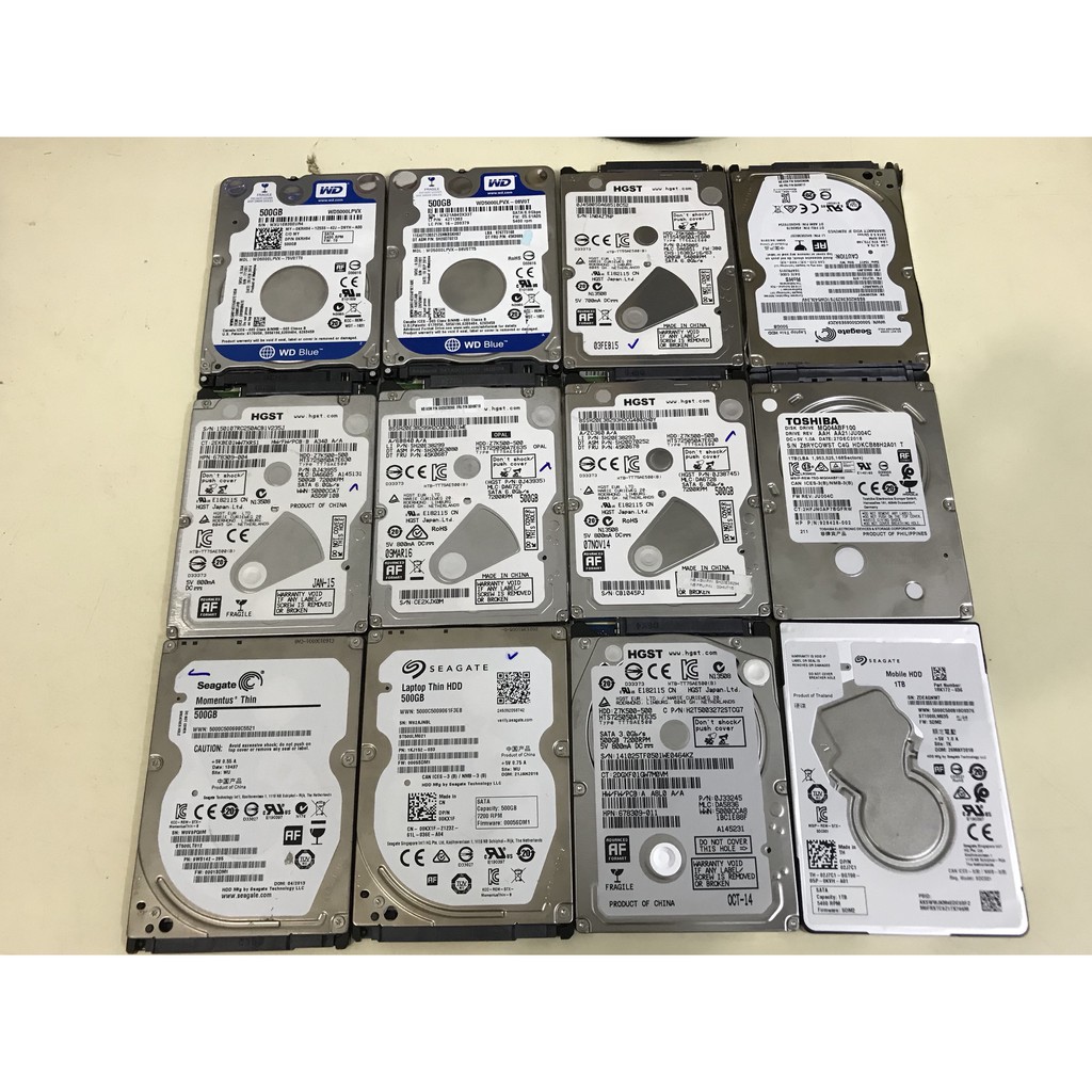 Ô cứng HDD laptop 500 GB, 1 TB