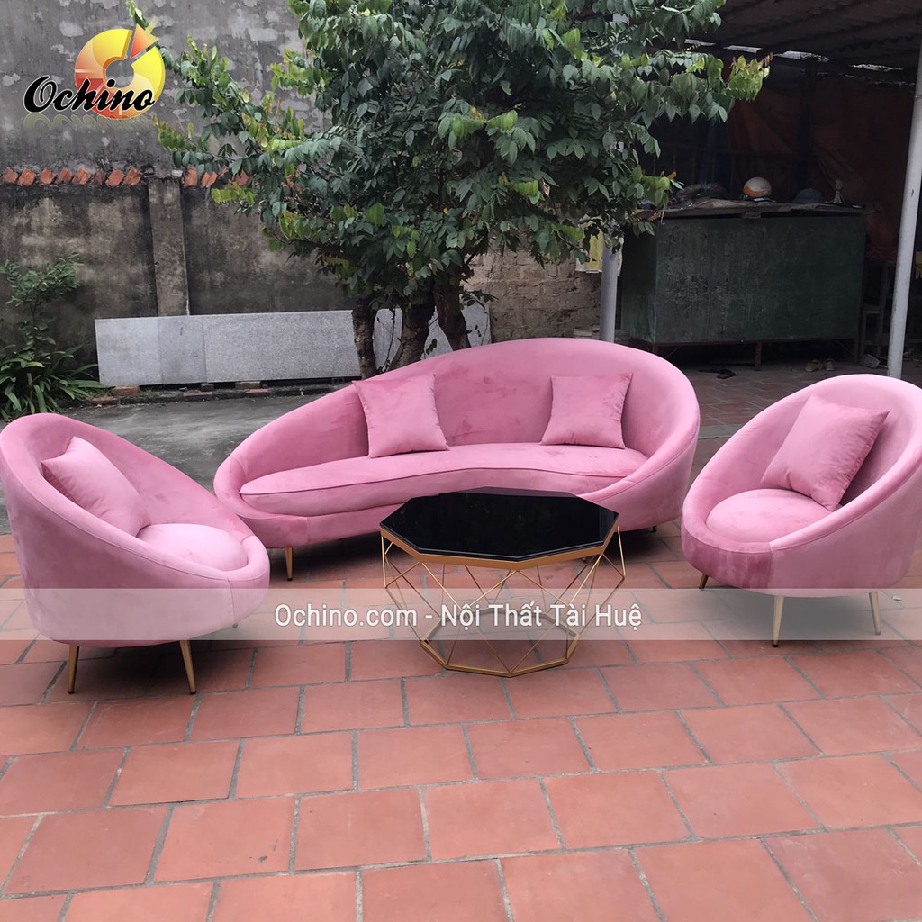 Ghế Sofa có tựa lưng mẫu thuyền cao cấp để phòng khách hoặc shop dài 1m6 ( đủ màu)