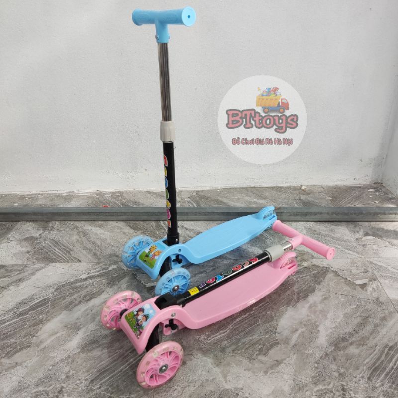 XE TRƯỢT NHỰA SCOOTER BÁNH PHÁT SÁNG