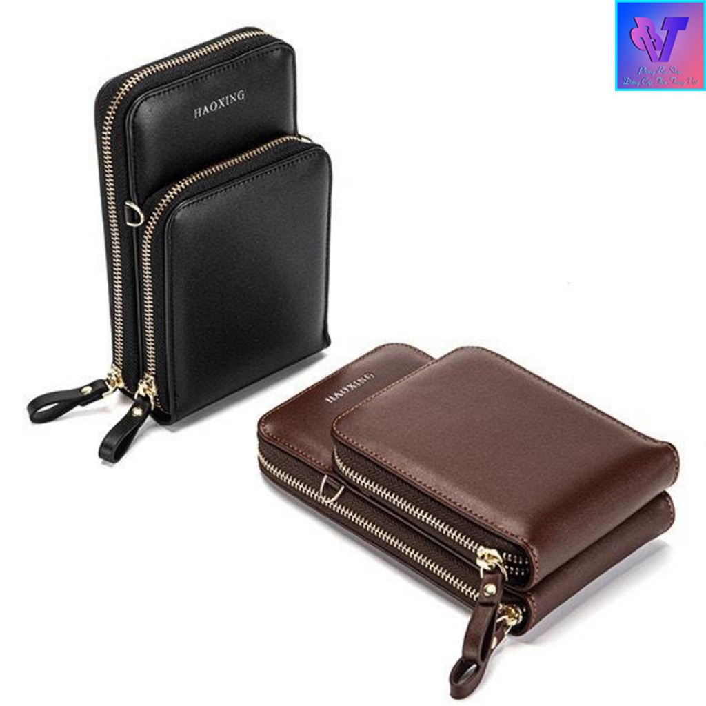 Túi Nam Mini Tiện Dụng Năng Động Hàn Quốc Chất Da Đẹp Đeo Chéo Có Hai Ngăn Kéo Khóa Riêng Biệt PB032 | BigBuy360 - bigbuy360.vn
