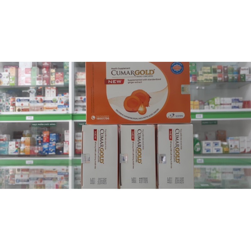 Cumargold New - Hỗ Trợ Điều Trị Viêm Loét Dạ Dày Hộp 30 Viên