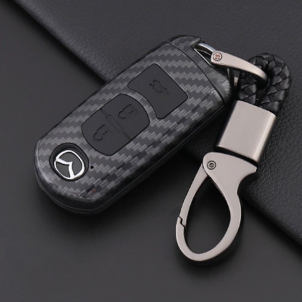 Mazda,Vỏ chìa khóa cacbon cao cấp xe mazda CX5 2018, mazda3, Mazda 6 Phukienxehayhlx