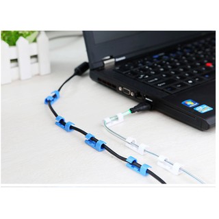Vỉ 20 Nút Cố Định Dây Điện, Dây Cáp Nhiều Màu Tiện Lợi