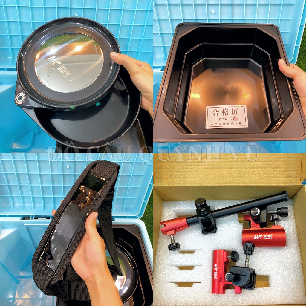 Thùng câu cá, thùng ngồi câu đài siêu nhẹ, chịu tải cao MC jiadiaoni