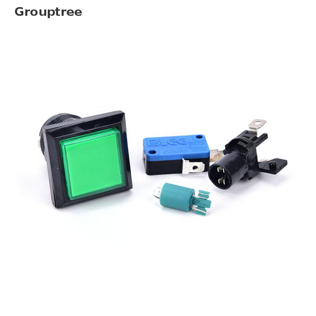 Nút Nhấn Có Đèn LED Cho Máy Chơi game Grouptree 33mm