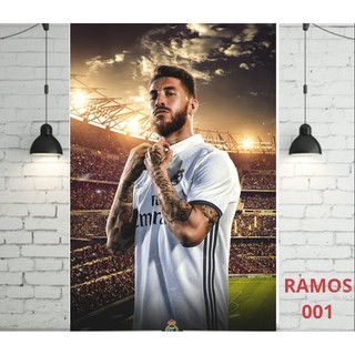 Poster Ramos dán tường 40x60cm giá rẻ chất lượng cực đẹp