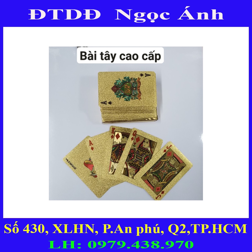 Bài tây 52 lá, Bài nhựa ROYAL, Bài mạ bạc