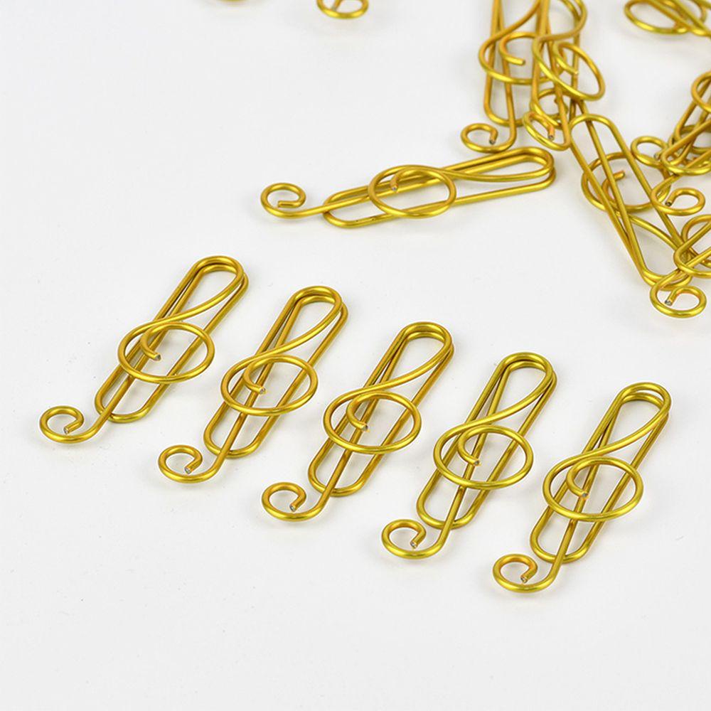 Set 20 Kẹp Giấy Bằng Kim Loại Tiện Dụng Cho Trường Học / Văn Phòng