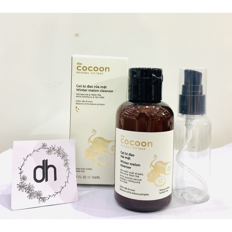 GEL BÍ ĐAO RỬA MẶT COCOON 140ml/310ml
