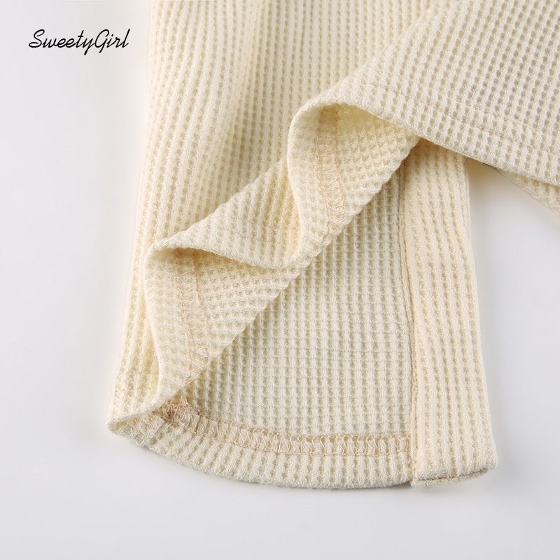 Áo Thun Tay Dài Màu Trơn Cài Nút Thời Trang 2022 Quyến Rũ Cho Nữ