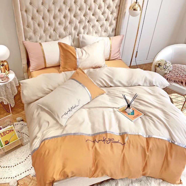 Sét chăn ga gối lụa tencel nhập khẩu cao cấp